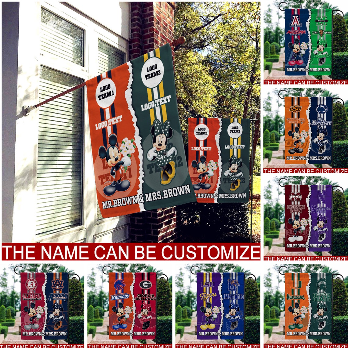 Custom House Divided Flag Custom NFL House Divided Flag Etsy