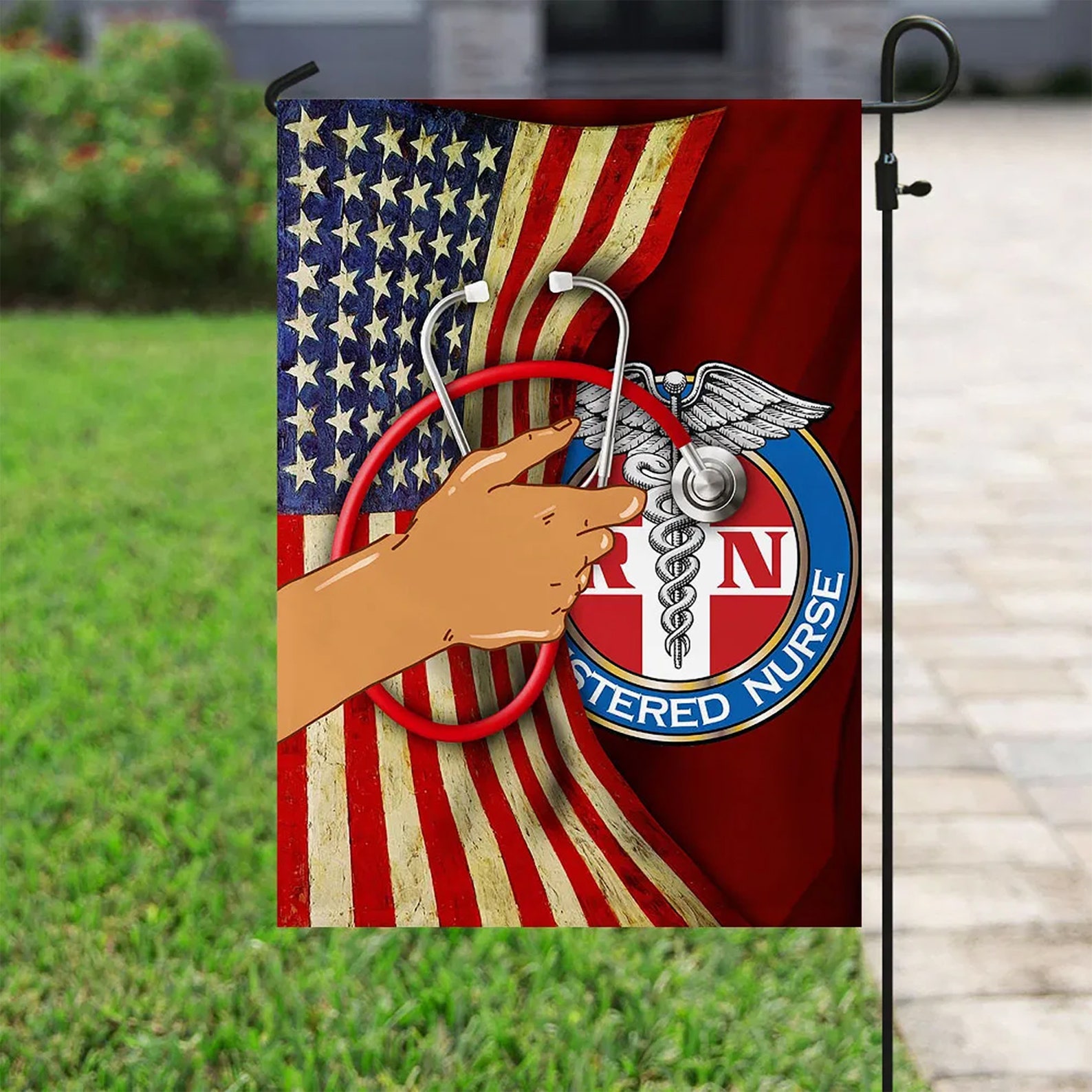 Nurse Flag Registered Nurse Flag Nurse Life Flag Nursing Etsy