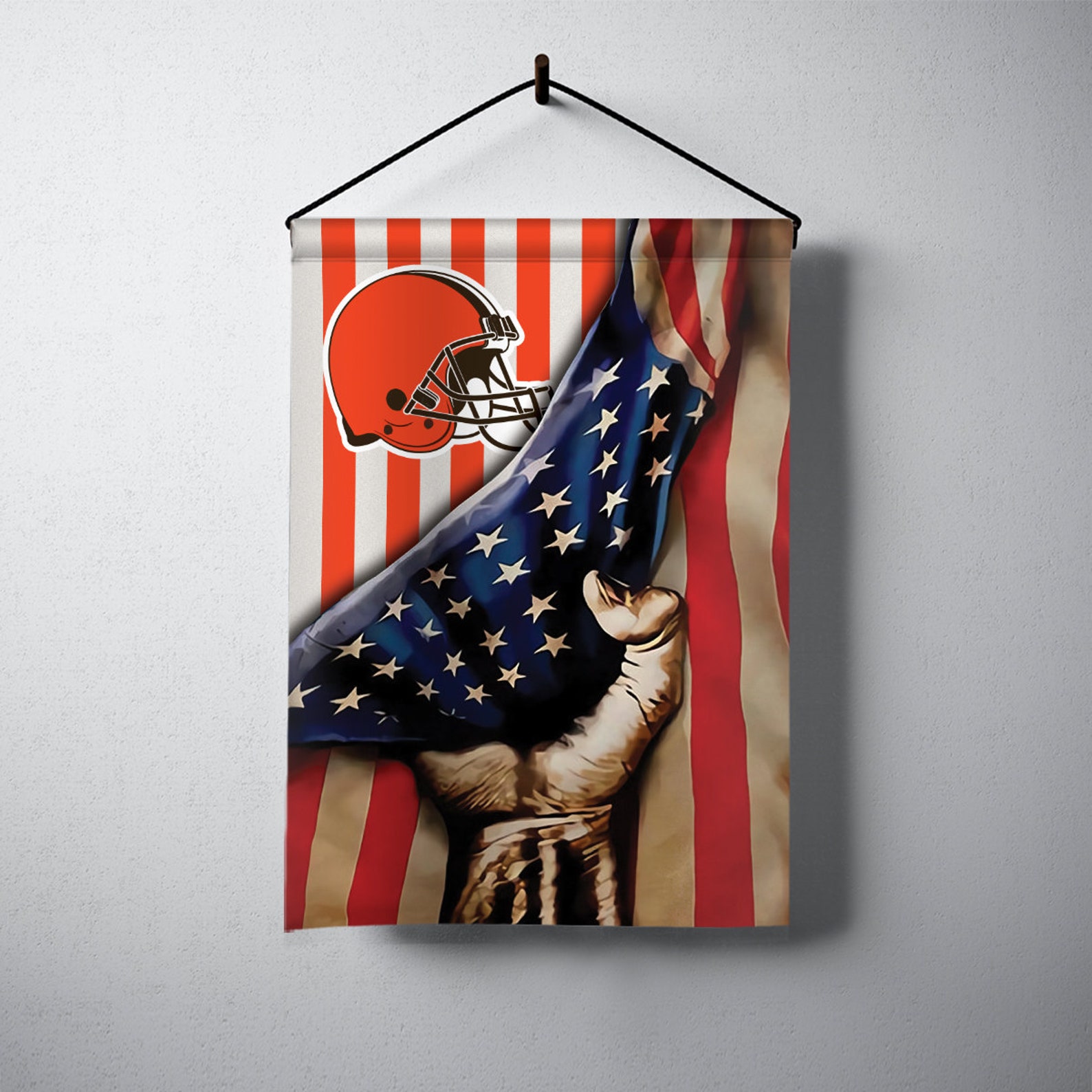 Cleveland Browns Flag Cleveland Browns Lawn Sign Cleveland Etsy
