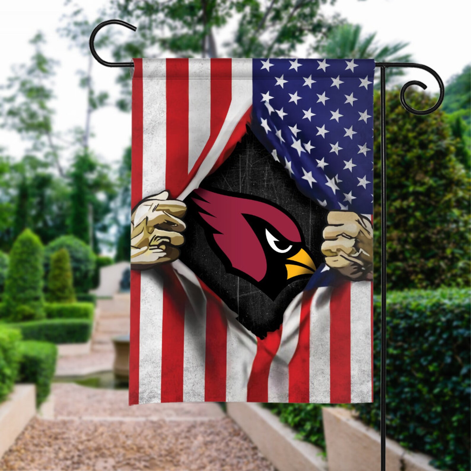 Arizona Cardinals Flag Arizona Cardinals Lawn Sign Arizona Etsy