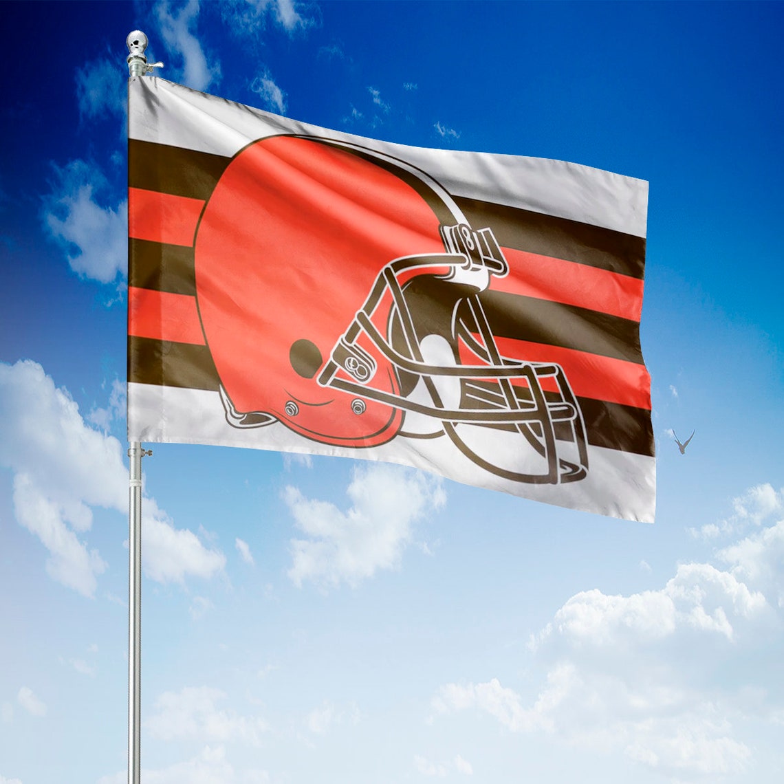 Cleveland Browns Flag Cleveland Browns Lawn Sign Cleveland Etsy