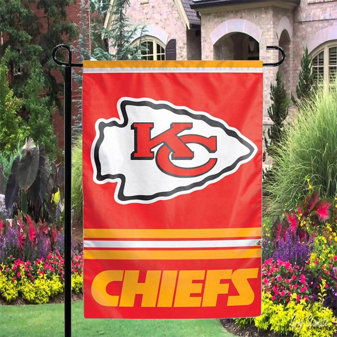 Kansas City Chiefs NFL Flag Kansas City Chiefs Lawn Sign Etsy