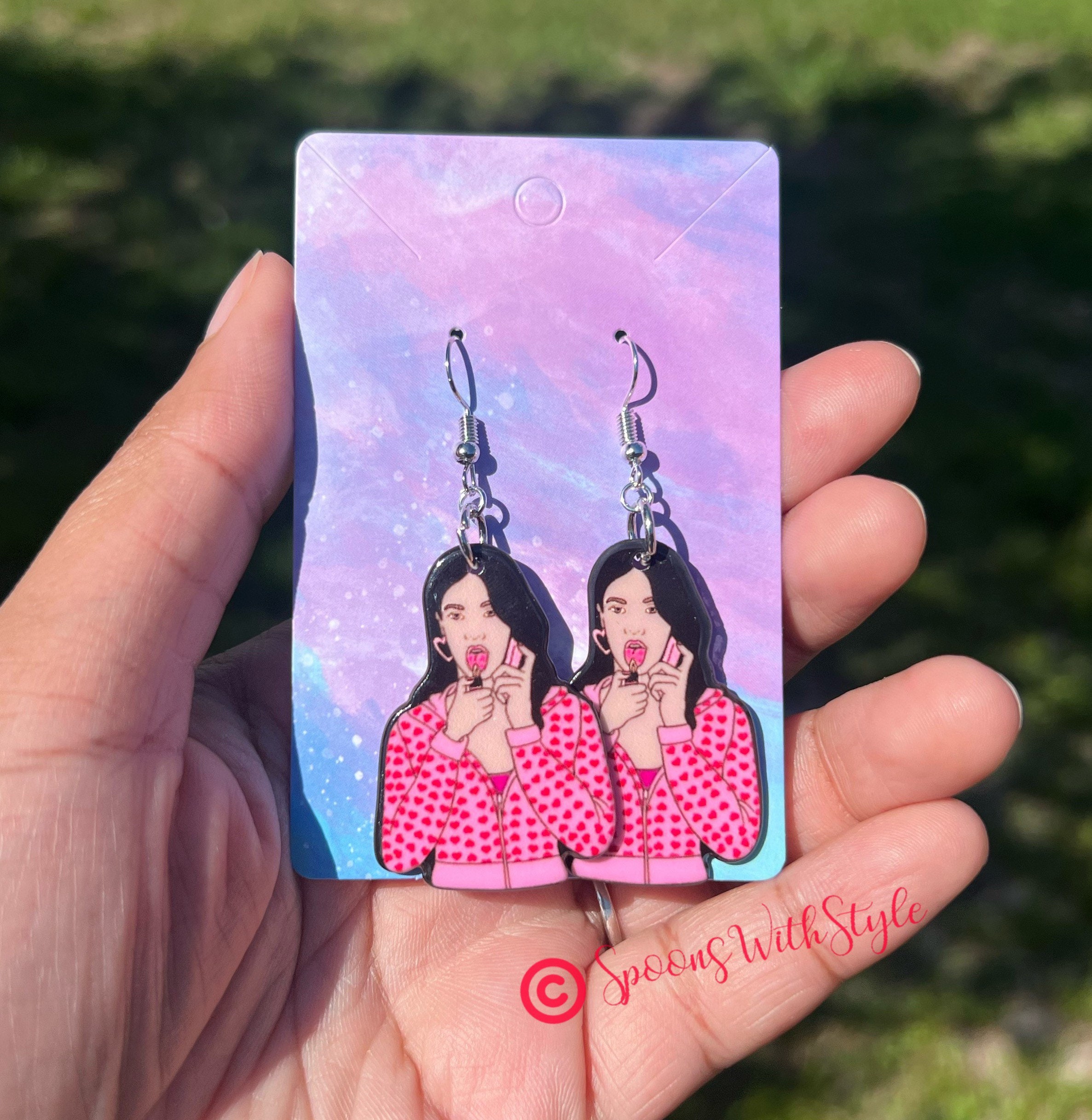 Jennifer’s Body Earrings, Statement Earrings, Halloween Earrings