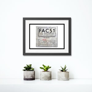 New Order Konzert Ticket Stub Fine Art Print