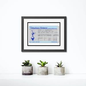 Puede incluir: Un billete azul y blanco para la final de vuelta de la Copa de la UEFA entre los Spurs y el Anderlecht el 23 de mayo de 1984. El billete es para la Weststand Upper, fila V, asiento 075 y costó 9,00 £.