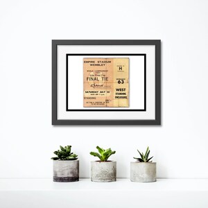 England Wm TIcket Stub Fine Art Print