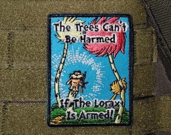 Embroidered Trees Can’t Be Harmed Patch