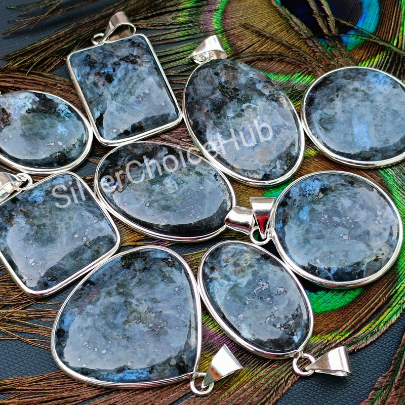 Larvikite Jewelry - Etsy