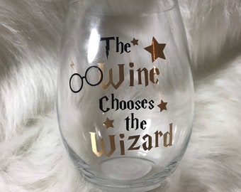 Download Wizard Wine Glass Etsy