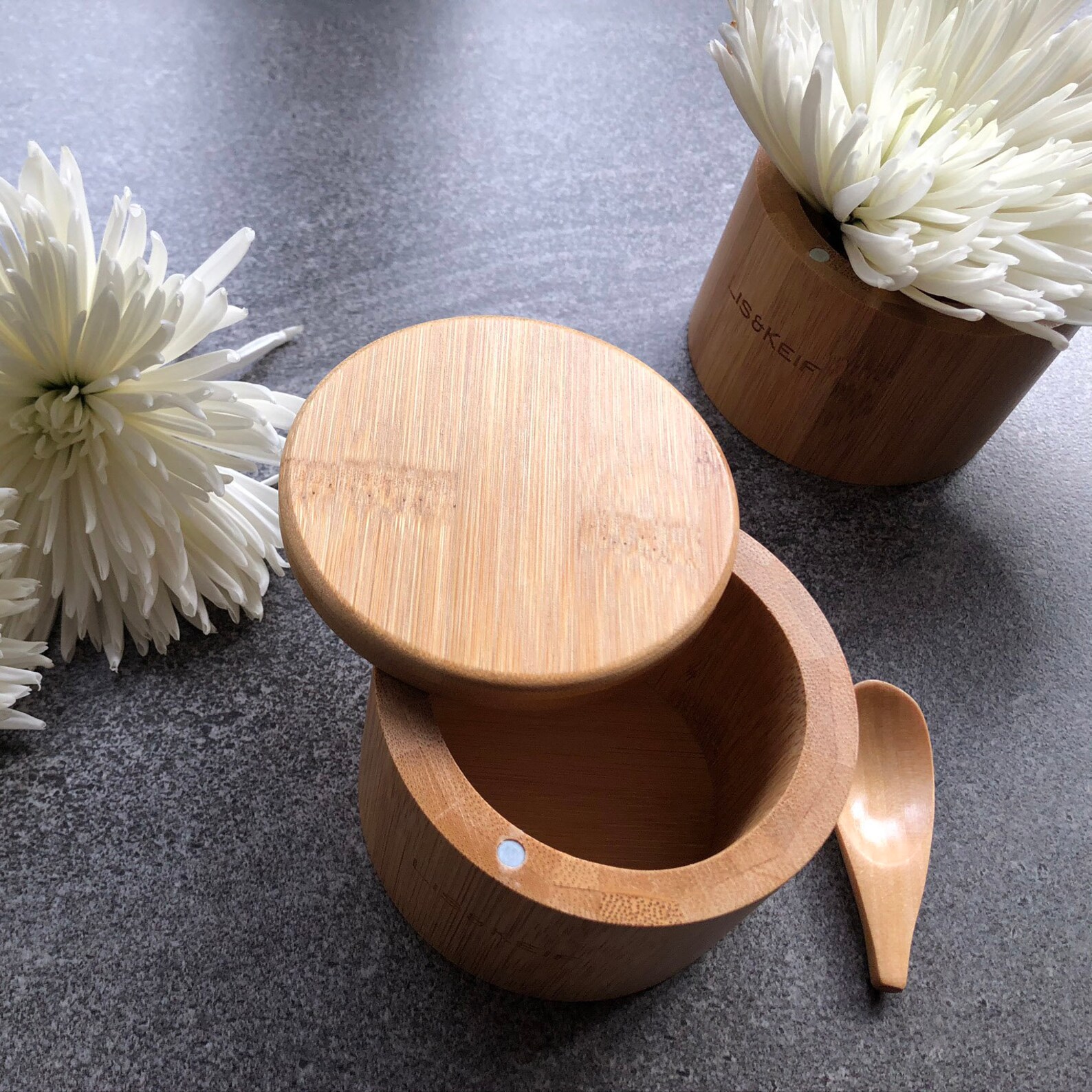 Bamboo Container for Anything Etsy