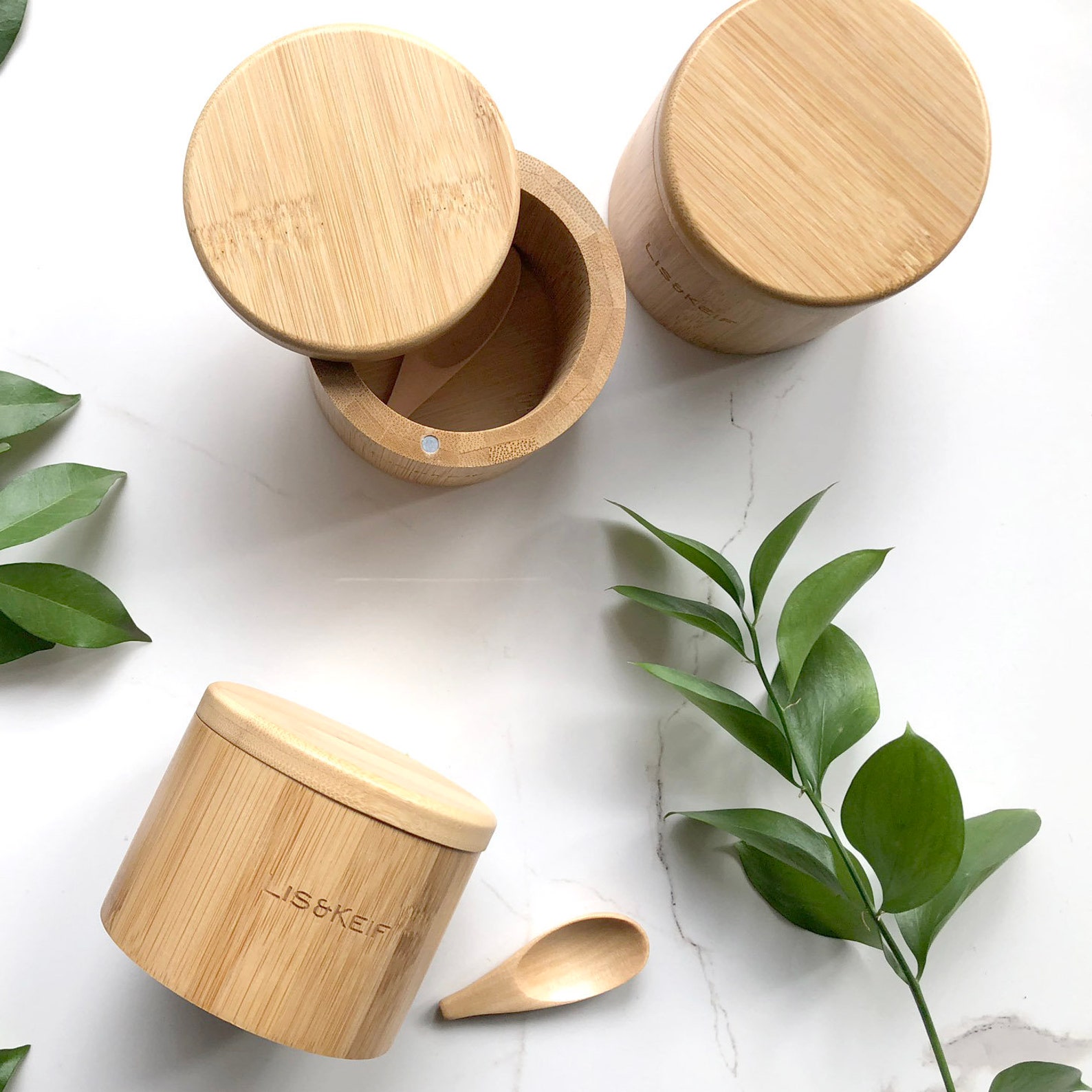 Bamboo Container for Anything Etsy