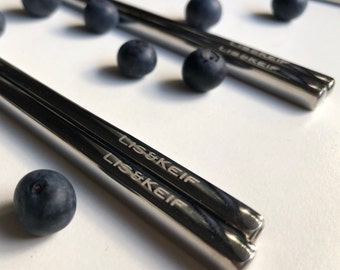 Silver Chopstick Set (5 Set): Chopsticks | Tableware | Dinnerware | Serving Utensils | Entertaining | Gift