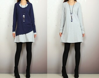 full sleeve tunic dress