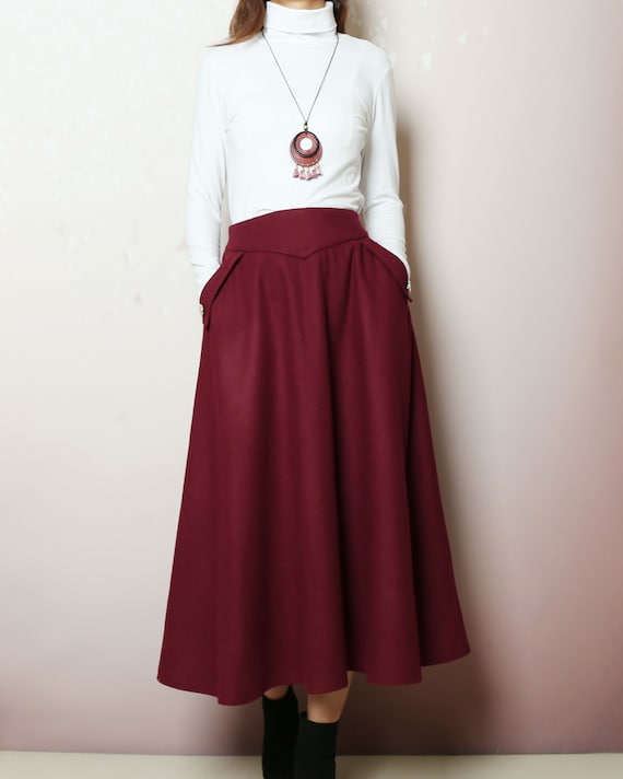 スカート cornier WORSTED WOOL SKIRTS il_1080xN.6327742172_2qo0.jpg