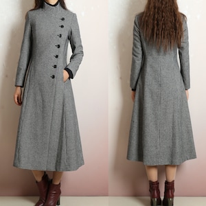 Wool Cape Coat, Wool Poncho, Wool Cloak Jacket, Winter Coat