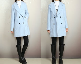 Light Blue Coat - Etsy