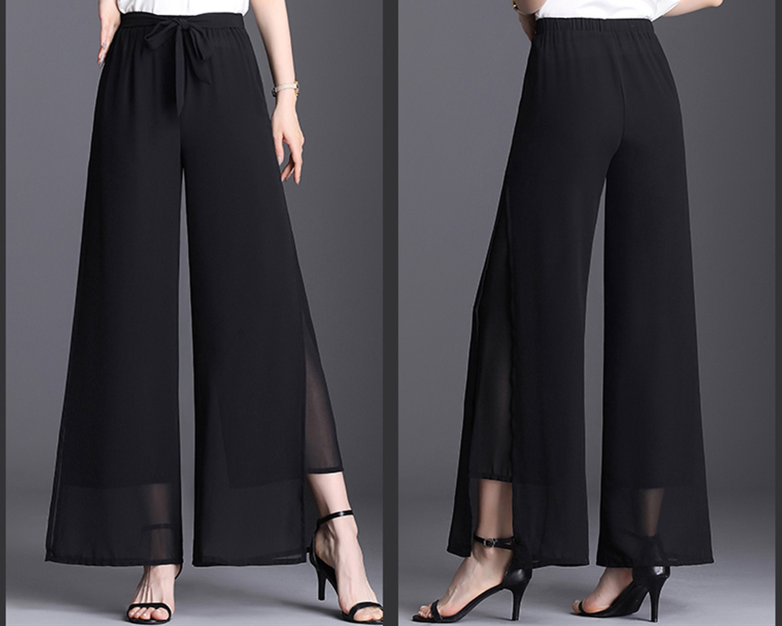 Dressy chiffon cheap pants