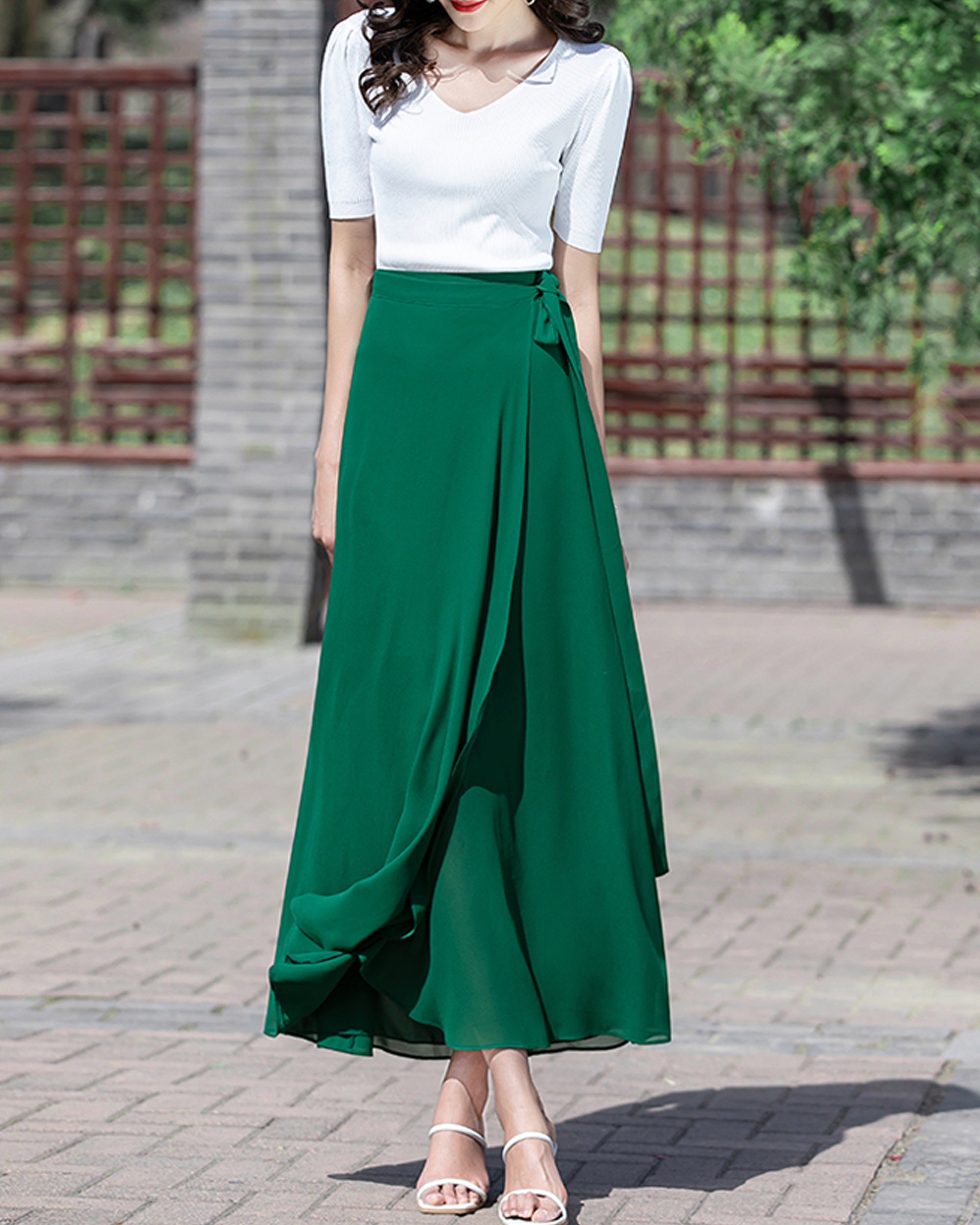 【foufou】high waist wrap skirt ≪通常販売≫high waist wrap skirt（ハイウエストラップ