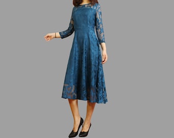knee length dresses for ladies Pinkblush Black Button Down 3/4 Sleeve Maternity Midi Dress Small