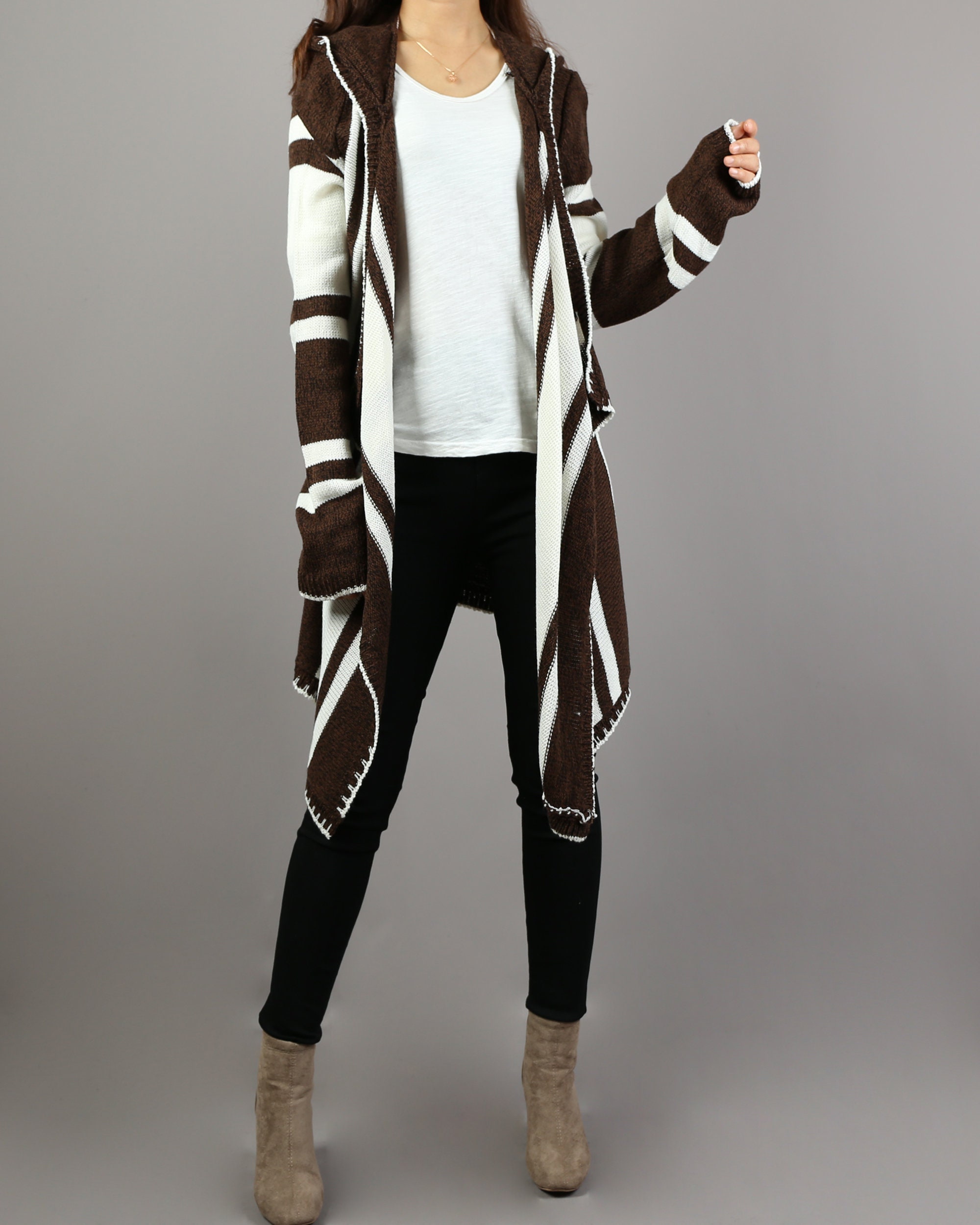 Cardigan Women, Cardigan Sweater, Oversized Sweater, Hooded