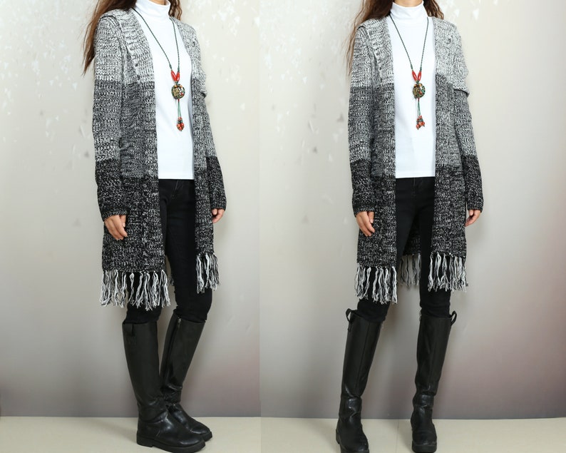 cardigan Sweater Cardigan Women Y2096 Hooded Cardigan Plus Size Knit Hoodie Long Cardigan knit Jacket Oversized sweater