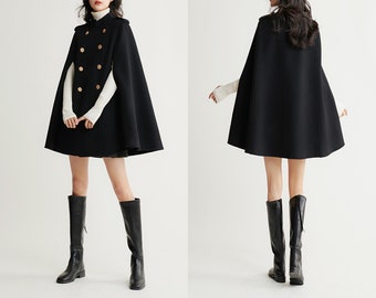 ジャケット・アウター laubeblanc 3way Wool Cape coat 3way Wool Cape coat – L'AUBE BLANC