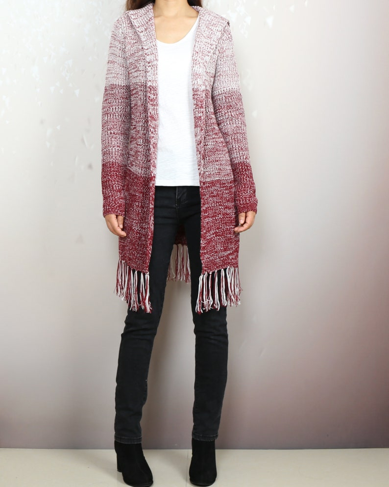 cardigan Sweater Cardigan Women Y2096 Hooded Cardigan Plus Size Knit Hoodie Long Cardigan knit Jacket Oversized sweater