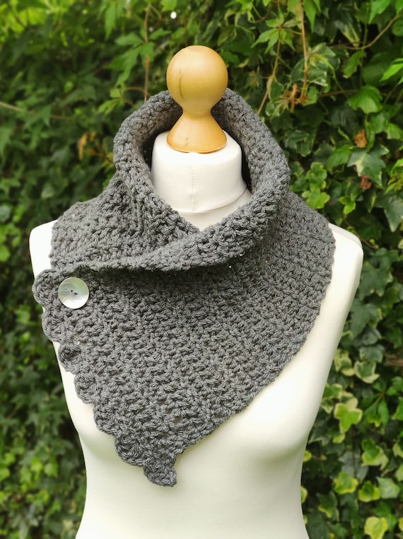 Crotchet Cowl Neck Warmer Pattern Easy Crochet DUBLIN COWL