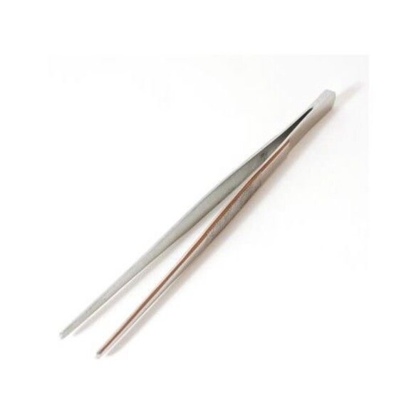 7 Blunt Serrated Tweezers Stainless Steel Lampworking Etsy