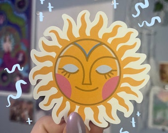 Colorful Boho Sun Sticker!