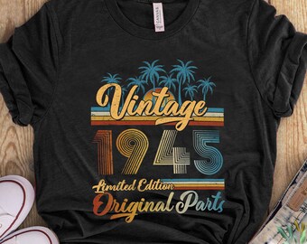 77th Birthday Gift for Women Limited Edition 1944 Birthday T-Shirt 77th Birthday Shirt Cheetah Print Birthday Shirt 77 Years Old Shirt
