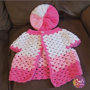 Custom Infant/baby beret hat & sweater