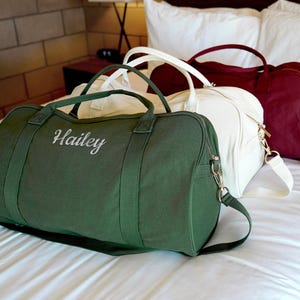 Sac de sport personnalisé cadeaux de demoiselle d'honneur, cadeau fête des mères, shower de bébé, enterrement de vie de jeune fille, sac de week-end, sac de voyage, sac à main