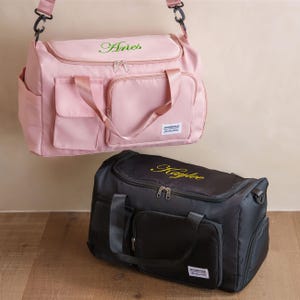 Brautjungfer Vorschlag Seesack, Personalisierte Weekender Tasche mit individuellem Namen, Nylon Reisetasche Bild 15