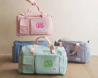 Sac de voyage pour proposition de demoiselle d'honneur, sac de week-end personnalisé avec nom personnalisé, fourre-tout de voyage en nylon