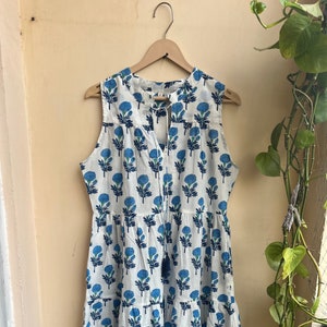 Boho Dress, Summer Dress for Women, Bohemian Dress, Maxi Boho Dress, Boho Print Dress, Tribal Hippie Dress, Floral sleevelessDress