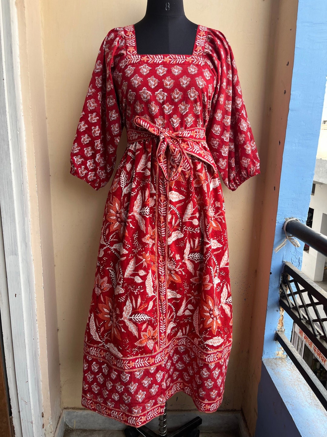 【近年モデル】 サラマリカ Cotton Block Pattern Dress il_1080xN.5930560234_hblj.jpg