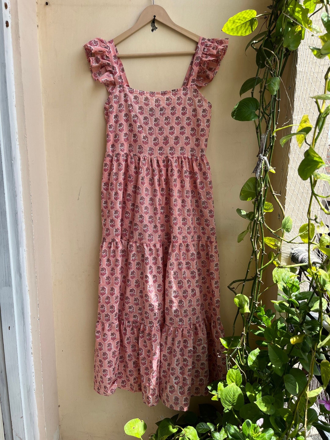 Ariel Hand Block Printed Dress