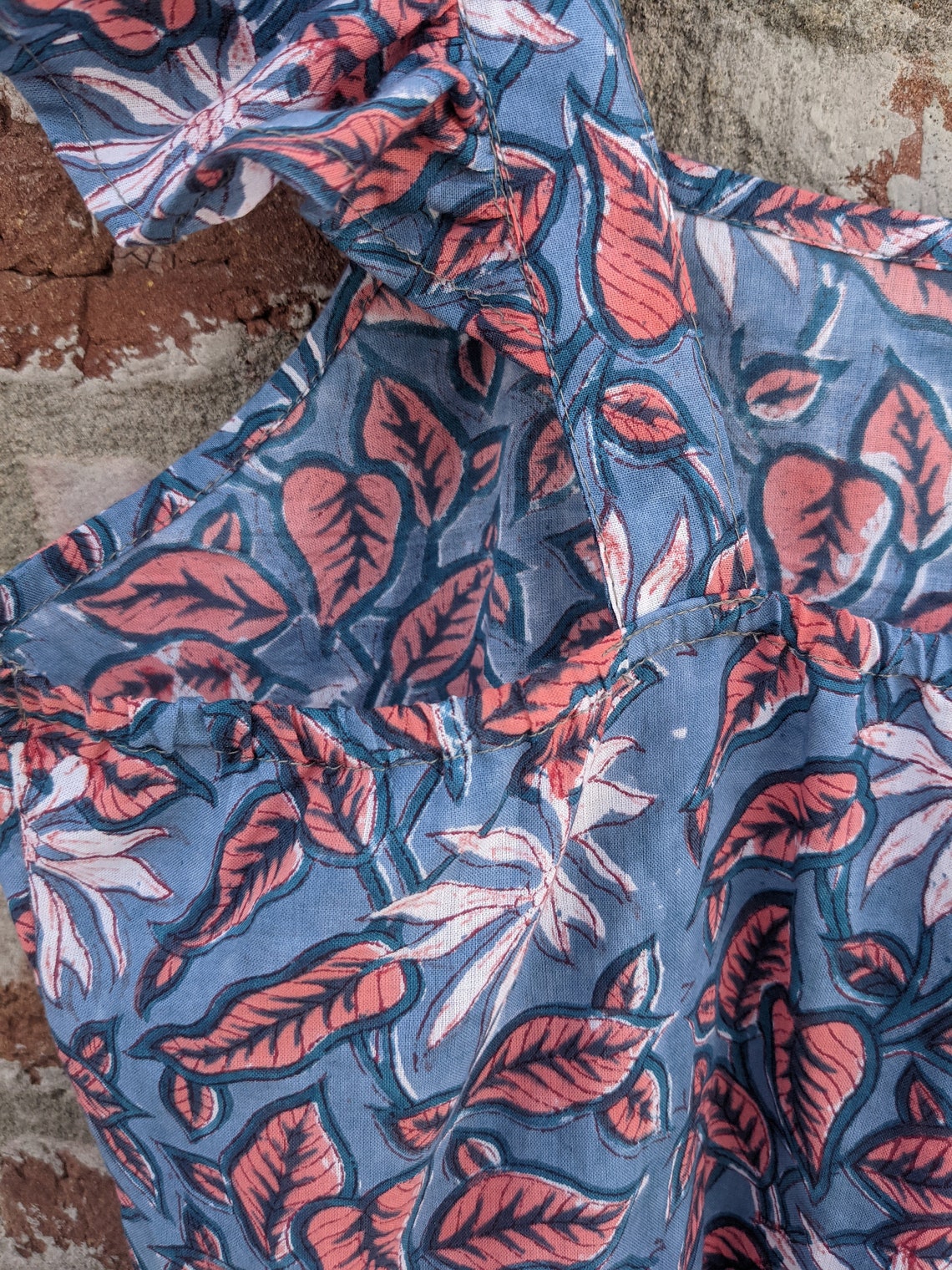 Hand Block Printed Tiered Dress main image 1