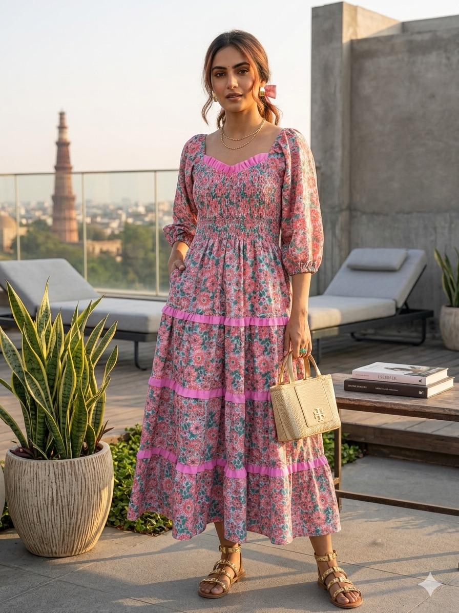 floral maxi dress formal Cami Maxi Dress in Watercolor Floral  Rosie Assoulin