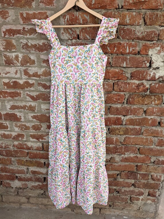 Hand Block Printed Dress Summer Dress 