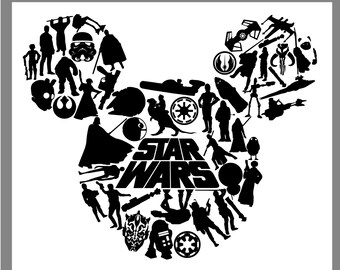 Disney Star Wars Svg Etsy