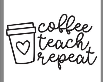 Download Coffee Teacher Svg Etsy