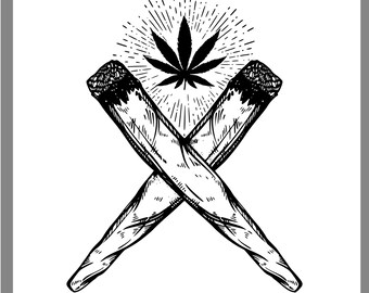 Marijuana Joint Svg Etsy Canada