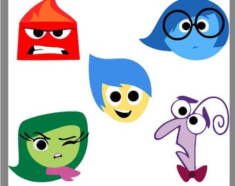 Inside Out svg, Inside Out clipart, archivos svg, alegría de adentro hacia afuera, tristeza de adentro hacia afuera, archivos svg para silueta, archivos para cricut