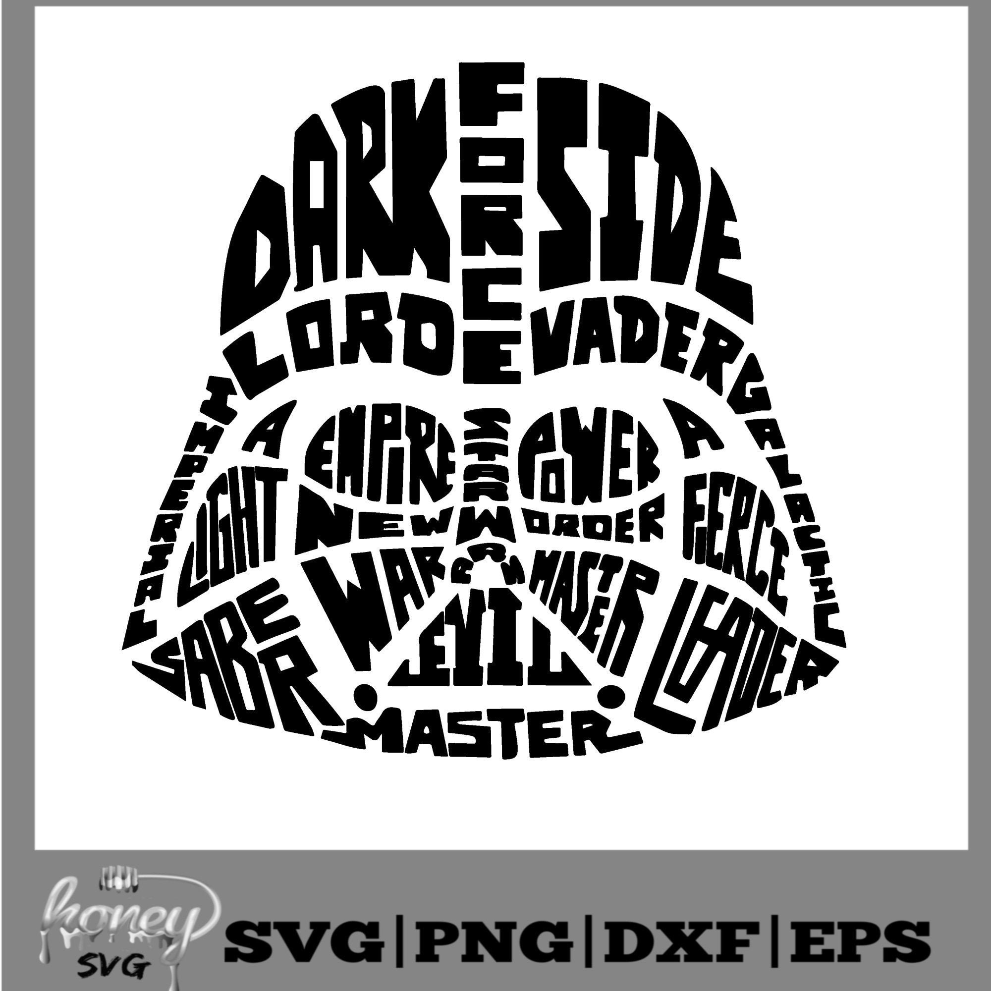 Star Wars Darth Vader Svg,dxg,png,eps, Cut Files - Etsy
