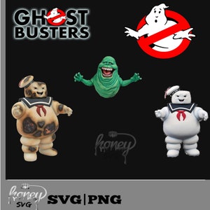 Ghostbusters SVG Files, Print and Cut, ghostbusters clipart, Ghostbusters svg, digital download, slimer, puft, marshmallow man, cut file