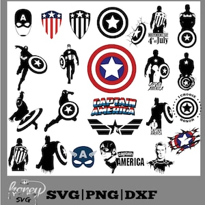 Captain America svg , dxf, png, jpg, Captain America svg Bundle, Captain America for Cricut, Captain America Clipart