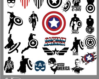 Captain America svg , dxf, png, jpg, Captain America svg Bundle, Captain America for Cricut, Captain America Clipart