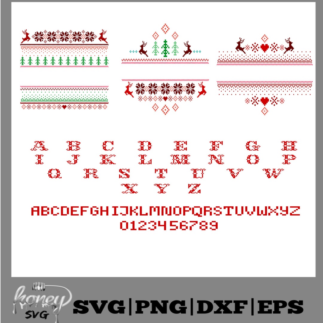 Christmas Sweater Svg Christmas Svg Sweater Svg Svg Eps - Etsy
